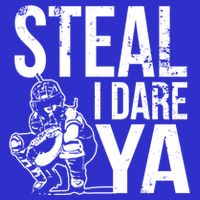 Steal I Dare Ya Funny Softball Catcher Team Sport Gift 16 in Basic Backpack