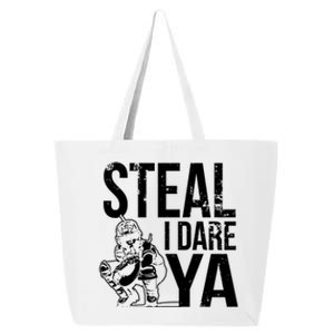 Steal I Dare Ya Funny Softball Catcher Team Sport Gift 25L Jumbo Tote