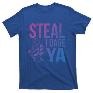 Steal I Dare Ya Funny Softball Catcher Team Sport Gift T-Shirt