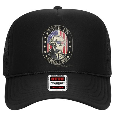 Suck It England George Washington 1776 Usa Funny Trucker Hat
