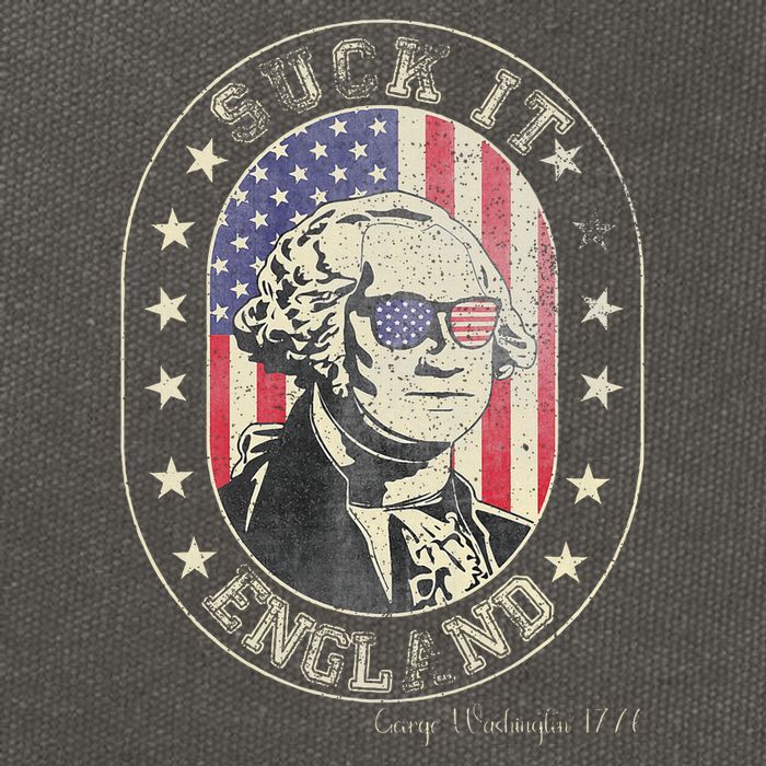 Suck It England George Washington 1776 Usa Funny Cotton Canvas Backpack