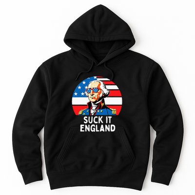 Suck It England Funny 4th Of July Usa George Washington Hoodie