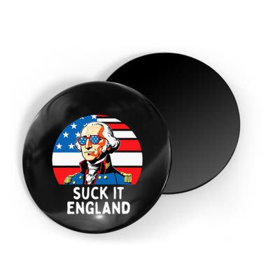 Suck It England Funny 4th Of July Usa George Washington Magnet
