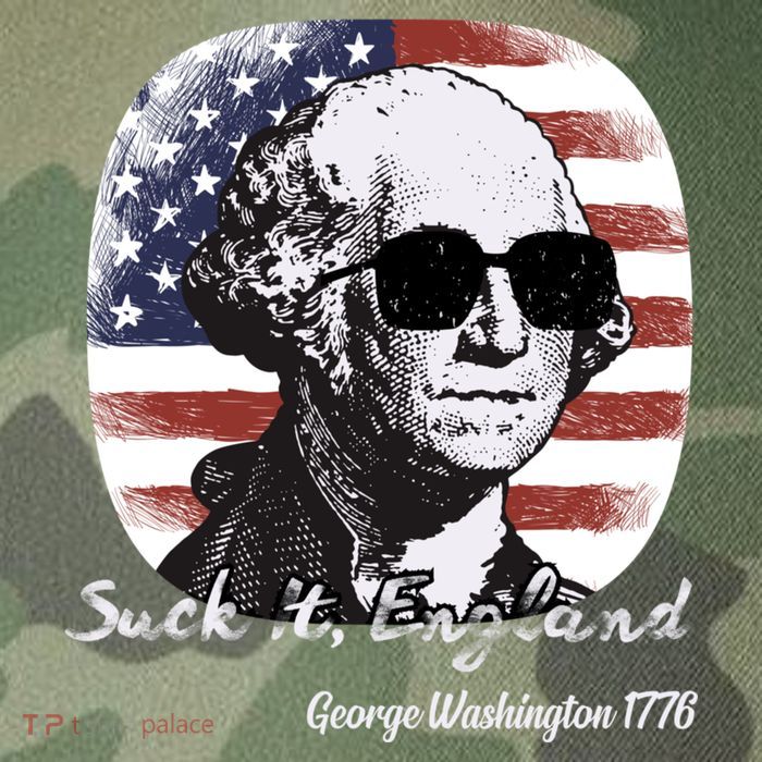 Suck It England Funny 4th Of July George Washington 1776 Legacy Tie Dye Trucker Hat