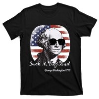 Suck It England Funny 4th Of July George Washington 1776 T-Shirt