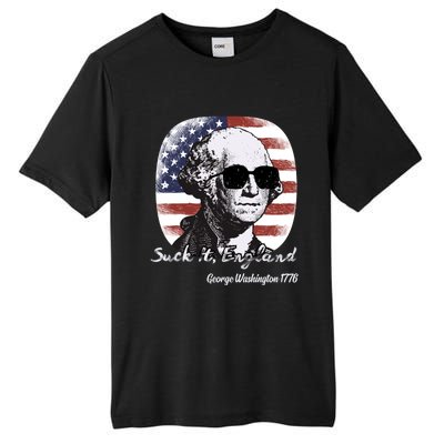 Suck It England Funny 4th Of July George Washington 1776 Tall Fusion ChromaSoft Performance T-Shirt