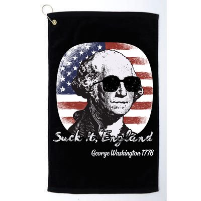 Suck It England Funny 4th Of July George Washington 1776 Golf Towel