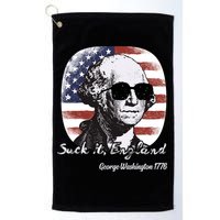 Suck It England Funny 4th Of July George Washington 1776 Golf Towel