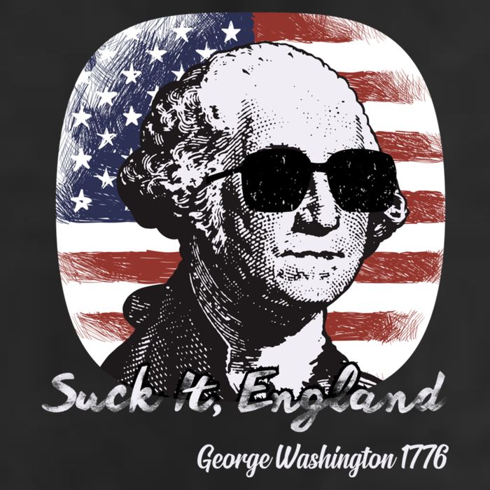 Suck It England Funny 4th Of July George Washington 1776 Golf Towel