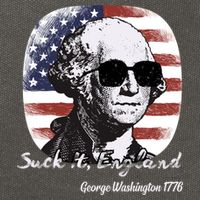 Suck It England Funny 4th Of July George Washington 1776 Cotton Canvas Backpack