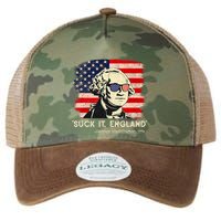 Suck It England Funny 4th Of July Funny George Washington Legacy Tie Dye Trucker Hat