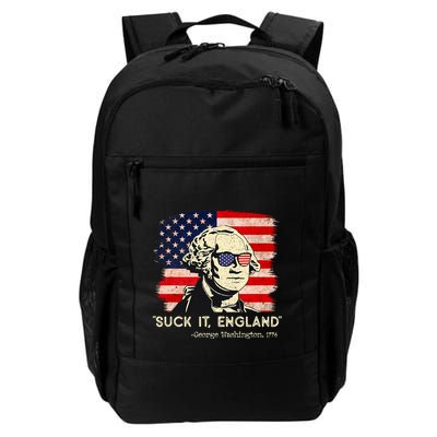 Suck It England Funny 4th Of July Funny George Washington Backpack