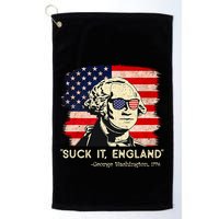 Suck It England Funny 4th Of July Funny George Washington Golf Towel