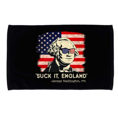 Suck It England Funny 4th Of July Funny George Washington Microfiber Hand Towel