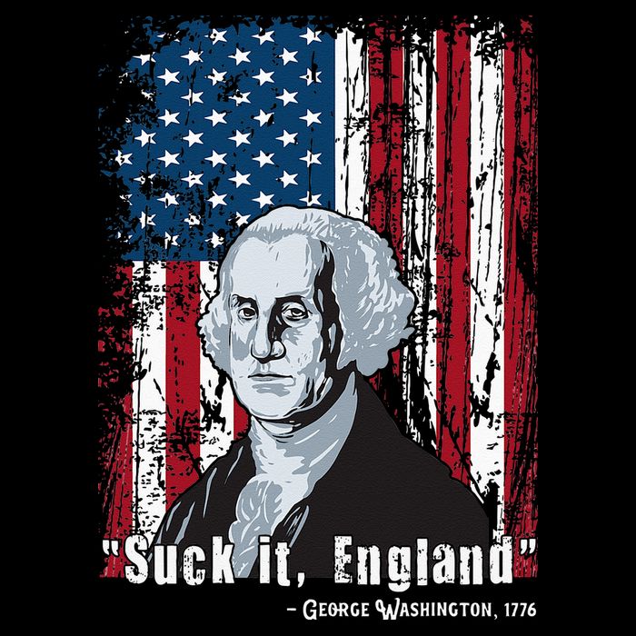 Suck It England Funny 4th Of July George Washington 1776 Cooling Performance Crew T-Shirt