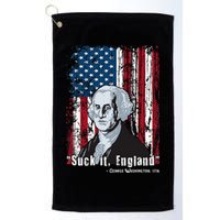 Suck It England Funny 4th Of July George Washington 1776 Golf Towel