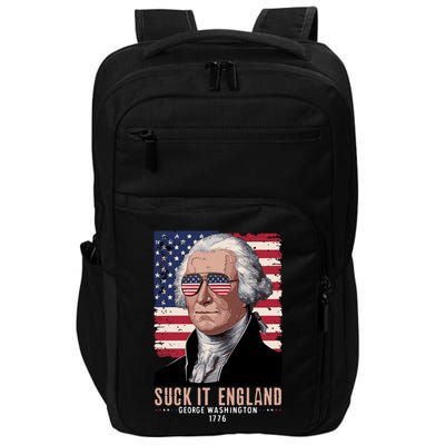 Suck It England 1776 George Washington Impact Tech Backpack