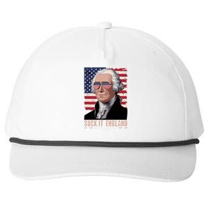 Suck It England 1776 George Washington Snapback Five-Panel Rope Hat