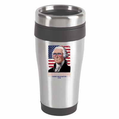 Suck It England 1776 George Washington 16oz Travel Tumbler