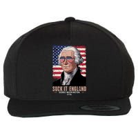 Suck It England 1776 George Washington Wool Snapback Cap