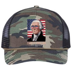 Suck It England 1776 George Washington Retro Rope Trucker Hat Cap