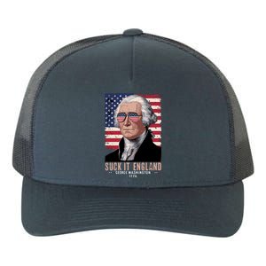 Suck It England 1776 George Washington Yupoong Adult 5-Panel Trucker Hat