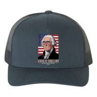 Suck It England 1776 George Washington Yupoong Adult 5-Panel Trucker Hat