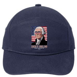 Suck It England 1776 George Washington 7-Panel Snapback Hat