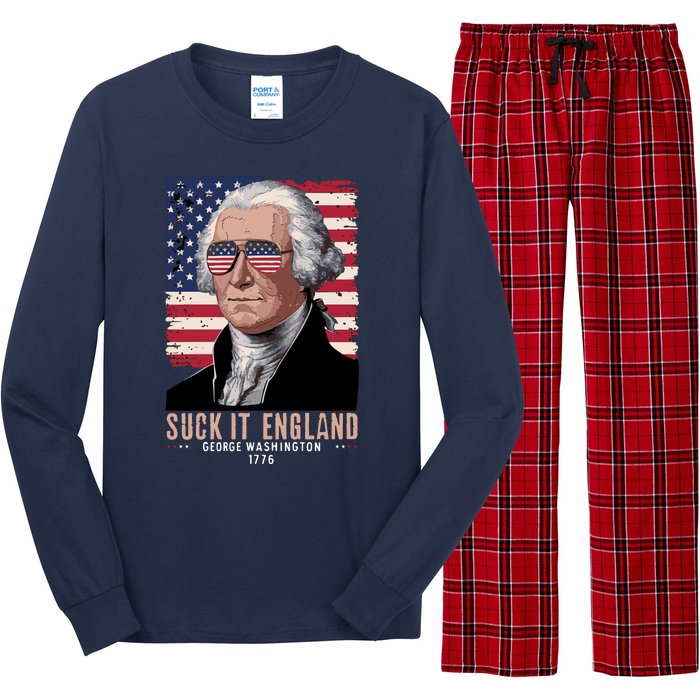 Suck It England 1776 George Washington Long Sleeve Pajama Set