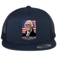 Suck It England 1776 George Washington Flat Bill Trucker Hat