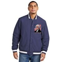 Suck It England 1776 George Washington Insulated Varsity Jacket