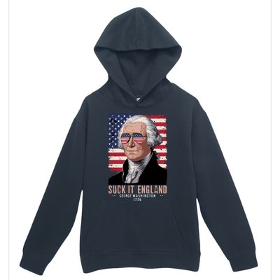 Suck It England 1776 George Washington Urban Pullover Hoodie