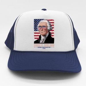 Suck It England 1776 George Washington Trucker Hat