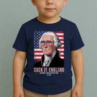 Suck It England 1776 George Washington Toddler T-Shirt