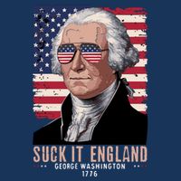 Suck It England 1776 George Washington Toddler T-Shirt