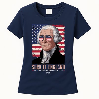 Suck It England 1776 George Washington Womens T-Shirt