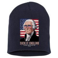 Suck It England 1776 George Washington Short Acrylic Beanie