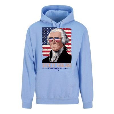 Suck It England 1776 George Washington Unisex Surf Hoodie