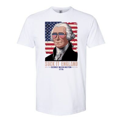 Suck It England 1776 George Washington Softstyle CVC T-Shirt