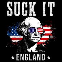 Suck It England Funny 4th Of July George Washington 1776 Impact Tech Backpack