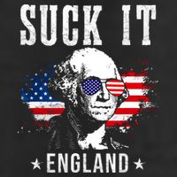 Suck It England Funny 4th Of July George Washington 1776 15oz Campfire Ceramic Mug