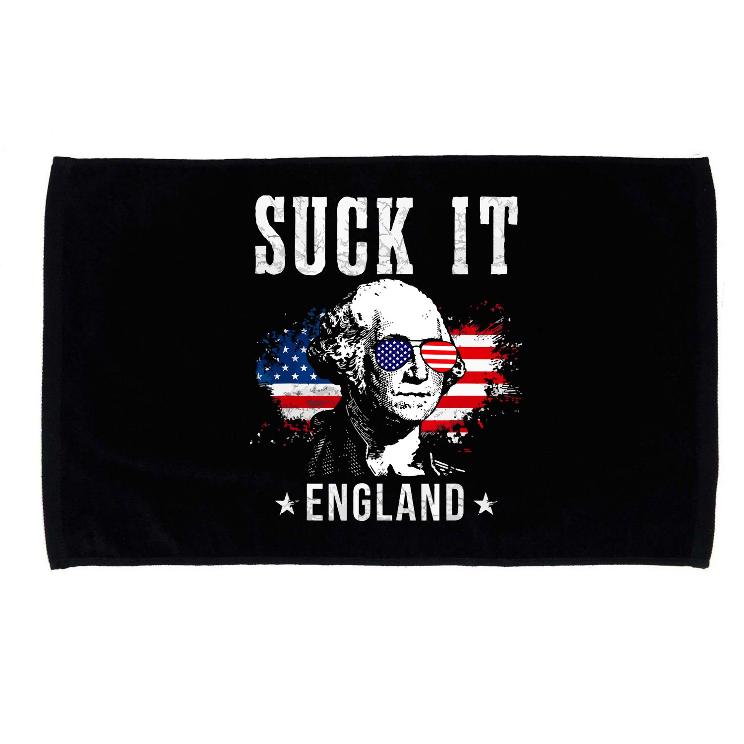 Suck It England Funny 4th Of July George Washington 1776 Microfiber Hand Towel
