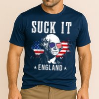 Suck It England Funny 4th Of July George Washington 1776 Cooling Performance Crew T-Shirt