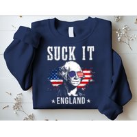 Suck It England Funny 4th Of July George Washington 1776 Sweatshirt
