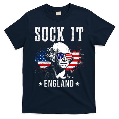 Suck It England Funny 4th Of July George Washington 1776 T-Shirt