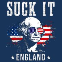 Suck It England Funny 4th Of July George Washington 1776 Drawstring Bag