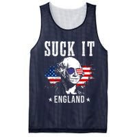 Suck It England Funny 4th Of July George Washington 1776 Mesh Reversible Basketball Jersey Tank