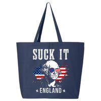 Suck It England Funny 4th Of July George Washington 1776 25L Jumbo Tote