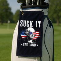 Suck It England Funny 4th Of July George Washington 1776 Golf Towel