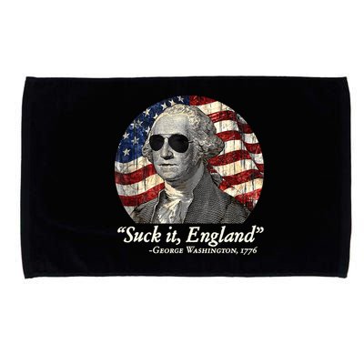 Suck It England Funny 4th Of July George Washington 1776 Microfiber Hand Towel